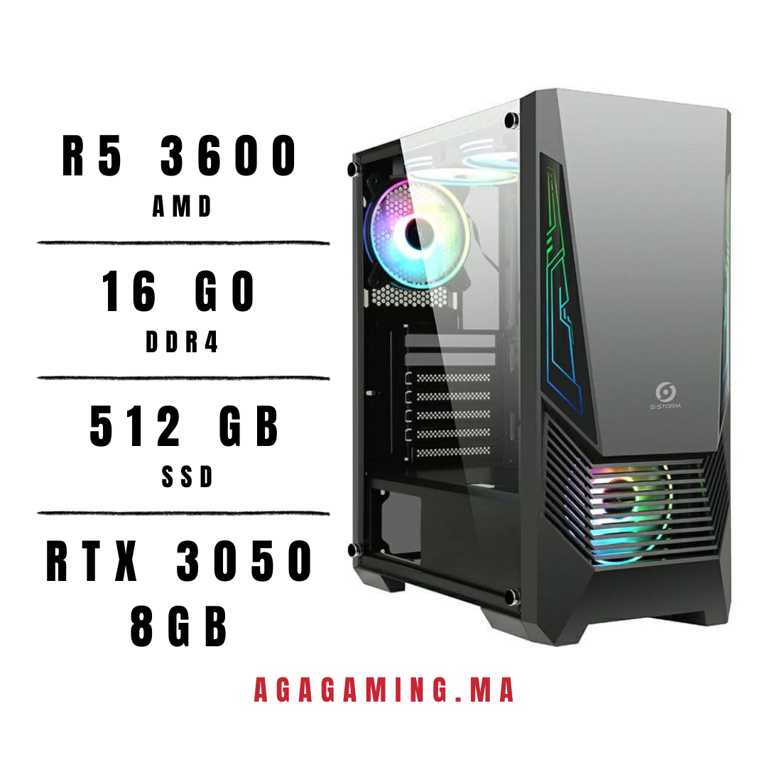 Pc Gamer AMD ryzen 5 3600/ RTX 3050 8Gb Pc Gamer AMD ryzen 5 3600/ RTX 3050 8Gb